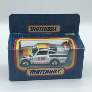 Matchbox 1-75 MB-41 Racing Porsche #10 White New in Damaged Box - Picture 1 of 5
