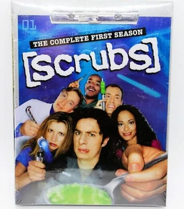 Scrubs: The Complete First Season (DVD, 2001) Brand New Still in Plastic Wrap - Foto 1 di 4