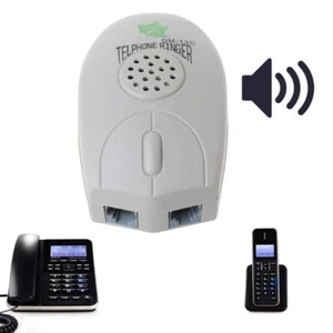 Amplifier Landline Phone Bell Ringer Extra Loud Telephone Ring For The Old El H8 - Picture 1 of 7