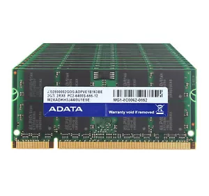 LOT Adata 10X 2GB 2RX8 PC2-6400S DDR2 800Mhz Memory Unbuffered Laptop RAM SODIMM - Picture 1 of 6
