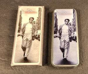 Reloj de pulsera CMG Worldwide 2004 James Dean 50 aniversario y lata de coleccionista - Imagen 1 de 3
