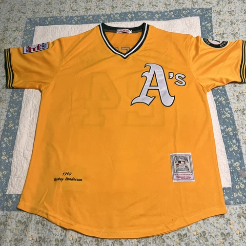 RICKEY HENDERSON OAKLAND A’S JERSEY   XL!!!! Cover