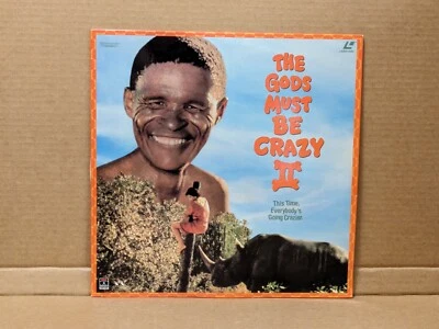 The Gods Must Be Crazy 2 (1989) Laserdisc N!xau Lena Farugia South Africa Comedy Foto 1 de 2