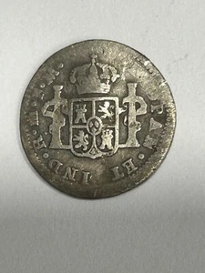 1786-Mo Mexico 1/2 Real AG - Picture 1 of 2