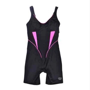 Arena Fixa Black/Fuchsia Legsuit Swimsuit Women’s Size 34 NWT - Picture 1 of 7