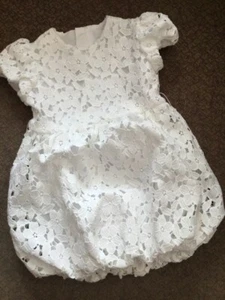 festliches weißes Baby Ballon-Kleid von chicco Gr. 86 - Bild 1 von 5