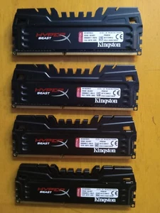 RAM kit - kingston hyperbeast HX318C9T3K4/16 4x 4 gb=16gb - Picture 1 of 1
