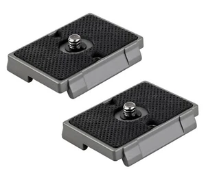 2 Stück ayex 200PL-14 Adapterplatte Schnellwechselplatte für Manfrotto RC2System - Bild 1 von 6