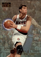 1996-97 SkyBox Premium Trail Blazers Basketball Card #96 Arvydas Sabonis