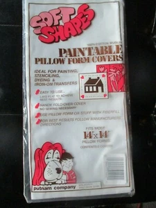 Par de FUNDAS CON FORMA DE ALMOHADA BLANCAS 14" por 14" en blanco - Pintura, planchar, bordado, etc. - Imagen 1 de 2