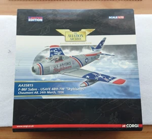 Corgi Aviation AA35815 F-86F Sabre USAFE 48th FW "Skyblazers" Ltd Edition No.1 - Picture 1 of 5