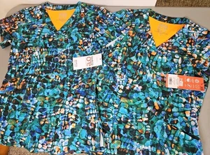 2 Barco one scrub top XS New With Tags  - Picture 1 of 6