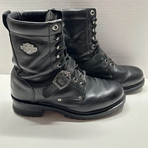 STIVALI DA EQUITAZIONE HARLEY DAVIDSON FADED GLORY neri uomo 9,5 - Foto 1 di 15