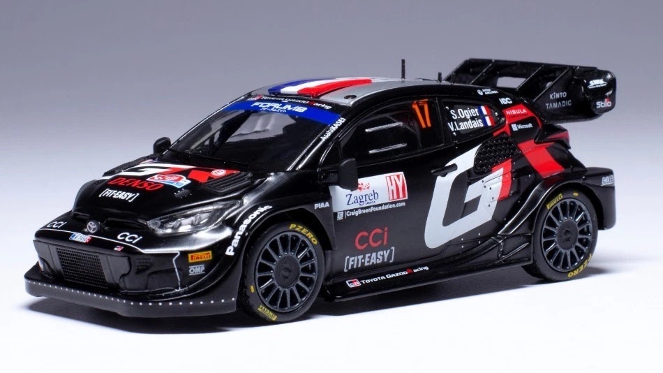 Toyota Yaris Wrc #17 Rally Croatia 2024 Ogier/landais 1:43 Model IXO MODEL - Immagine 1 di 1
