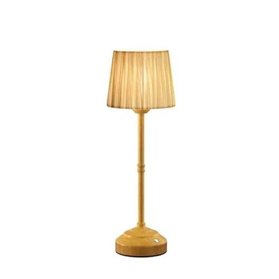  Cordless Table Lamp Rechargeable Battery Operated Table lamp,Fabric Yellow - Image 1 of 4