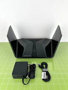 NETGEAR - Router WiFi 6E Tri-Band Nighthawk AXE11000 - Negro [RAXE500] - Imagen 1 de 6