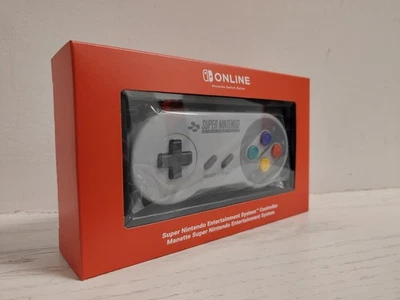 Manette Super Nintendo Entertainment System SNES pour Nintendo Switch NEUVE dans son emballage d'origine - Photo 1/4