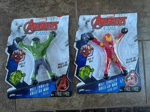 2 Marvel Avengers Wandbecher Incredible Hulk & Iron Man verpackt & versiegelt - Bild 1 von 2