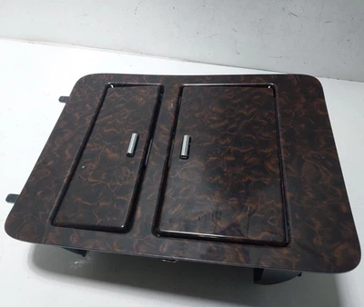 2007-2014 Yukon DENALI Center Console Cup Holder Tray Maple Wood Grain - Image 1 of 4