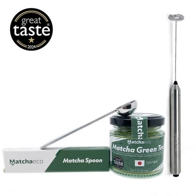 Matchaeco Modern Matcha Tea Starter Set | Ceremonial Matcha Gift Pack — 第 1/4 张图片