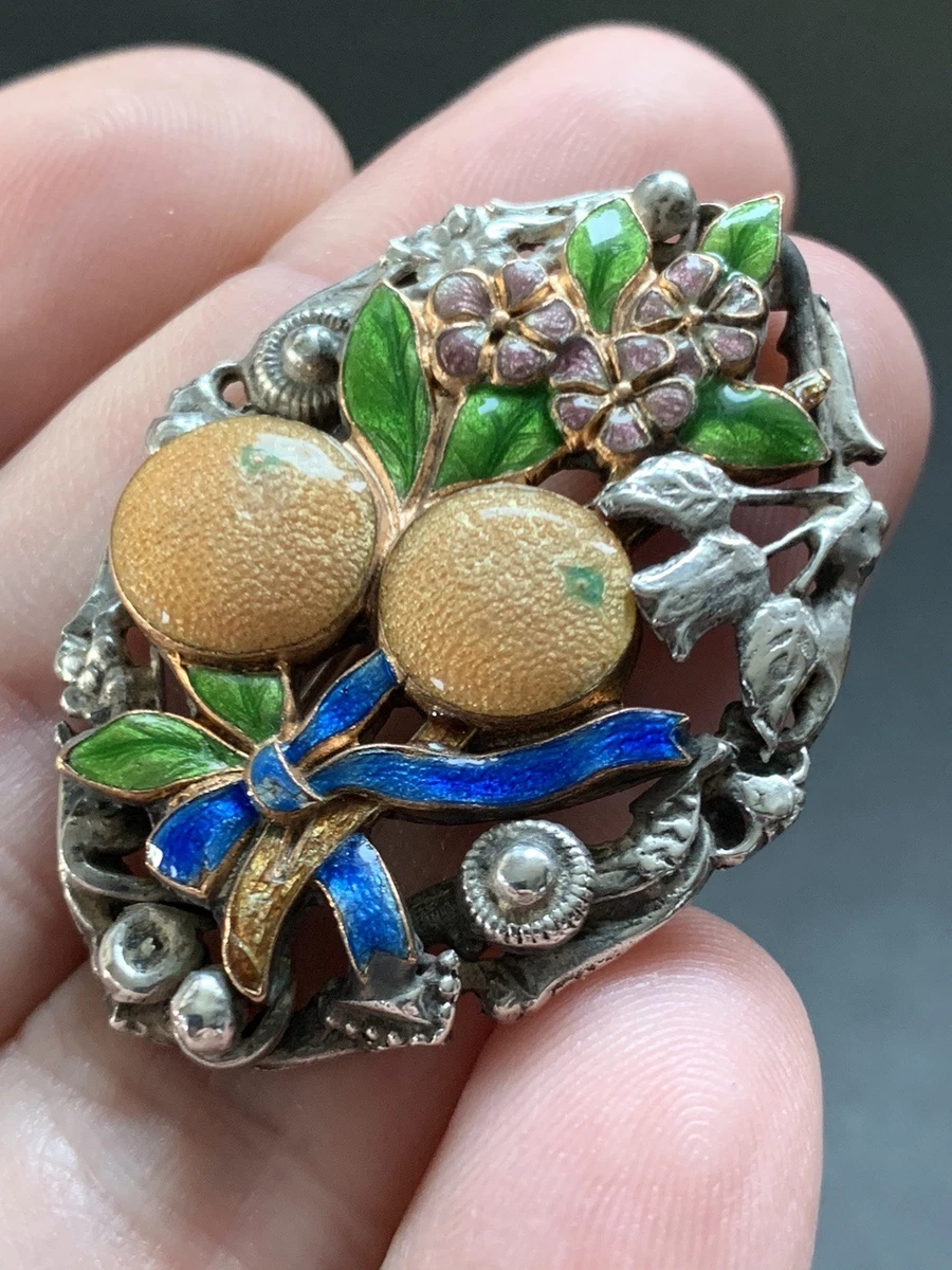 希少 Vintage   425 Brooch 925 Vintage Handarbeit German Brooch 800 Silver 10 Grams | eBay