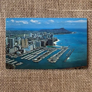 Waikiki Hawaii HI Hotels Honolulu Yacht Club Diamond Head verschickt 1979 Postkarte - Bild 1 von 5
