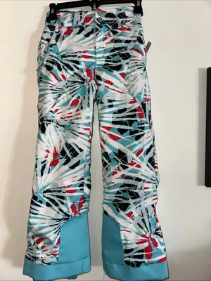 Pantalones Spyder Esquí Snowboard Nieve Niñas Talla 10 Patrón Isla Usados en Excelente Condición Foto 1 de 4
