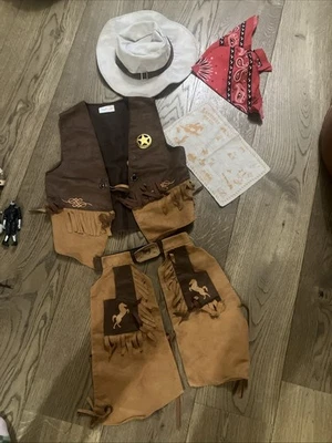 Imaginarium Toys R Us Vintage Boys Cowboy Fancy Dress Outfit 4/7 Years - Image 1 of 4