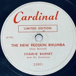 Charlie Barnet  – Cherokee / New Redskin Rhumba - 78rpm Record - Hairline Crack - Imagen 1 de 4