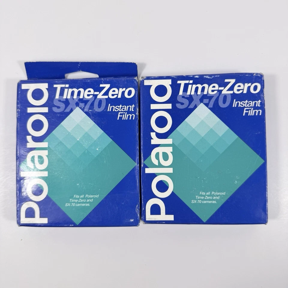 Lot Of 2 - Polaroid Time Zero SX-70 Instant Film 10 Picture Pack EXPIRED 12/97 - Image 1 of 4