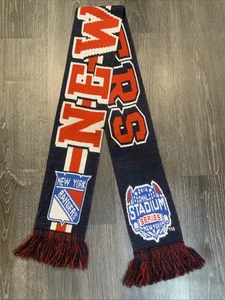 New York Rangers NHL 2014 Stadium Series At Yankee Stadium Reebok Scarf - Picture 1 of 9