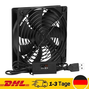 wentylator 120mm cichy wentylator obudowy komputera regulowany wentylator 5V USB PC wentylator gorący! - Zdjęcie 1 z 15
