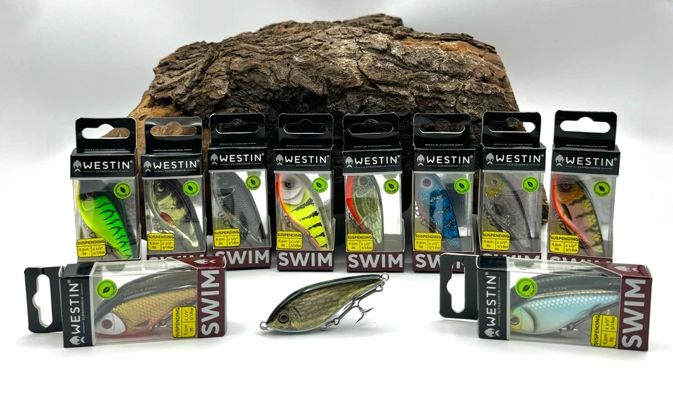 Westin Swim Glidebait 6,5cm 9g Suspending 11 Farben Jerkbait Swimbait - Bild 1 von 1