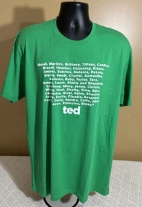 Vintage 2012 Ted Film Promo Komödie Mark Wahlberg Freundin Namen Grafik T-Shirt XL - Bild 1 von 14