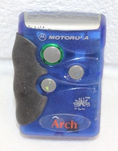 Vintage Motorola LS550 Flex Beeper/Pager Clean! Turns on! Broken Clip, Blue - Zdjęcie 1 z 9