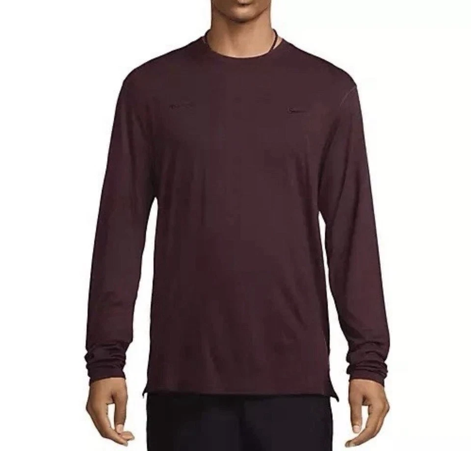 Nike Men's A.P.S. Dri-FIT ADV Versatile Long Sleeve Burgundy FZ0991-652 Size M