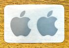 Silver Apple Stickers - Authentic