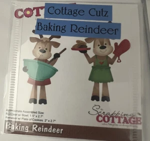 Cottage Cutz Baking Reindeer cutting dies CC-658 - Picture 1 of 2