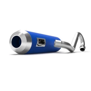HMF Muffler Arctic Cat 400/500 02-03 Gun Metal Performance Slip On Exhaust - Picture 1 of 4
