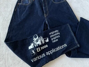 Futura Loboratories vintage Denim Jeans size 32 UNKLE KAWS - Picture 1 of 11