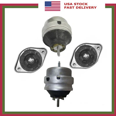 Soporte de motor y transmisión 4 piezas para Audi A4 A4 Quattro 1,8 L 2003-2005 Foto 1 de 4