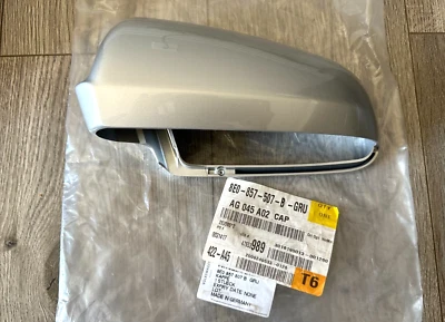 NUEVO | CUBIERTA ESPEJO RETROVISOR IZQUIERDO AUDI A4 A6 2005-2008, 8E0857507BGRU, ORIGINAL OEM Foto 1 de 4