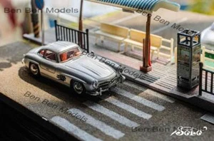 1/64 Solo Mercedes Benz 300SL Colección Diecast Coche de Juguete Modelo Miniatura Plateado - Imagen 1 de 11