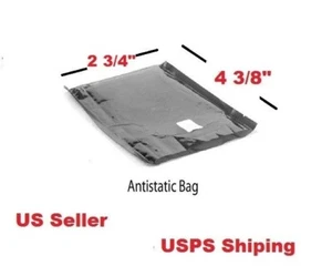 20 x Aluminium halbtransparente antistatische Tasche 4 3/4" x 3" kleine Größe - Bild 1 von 2