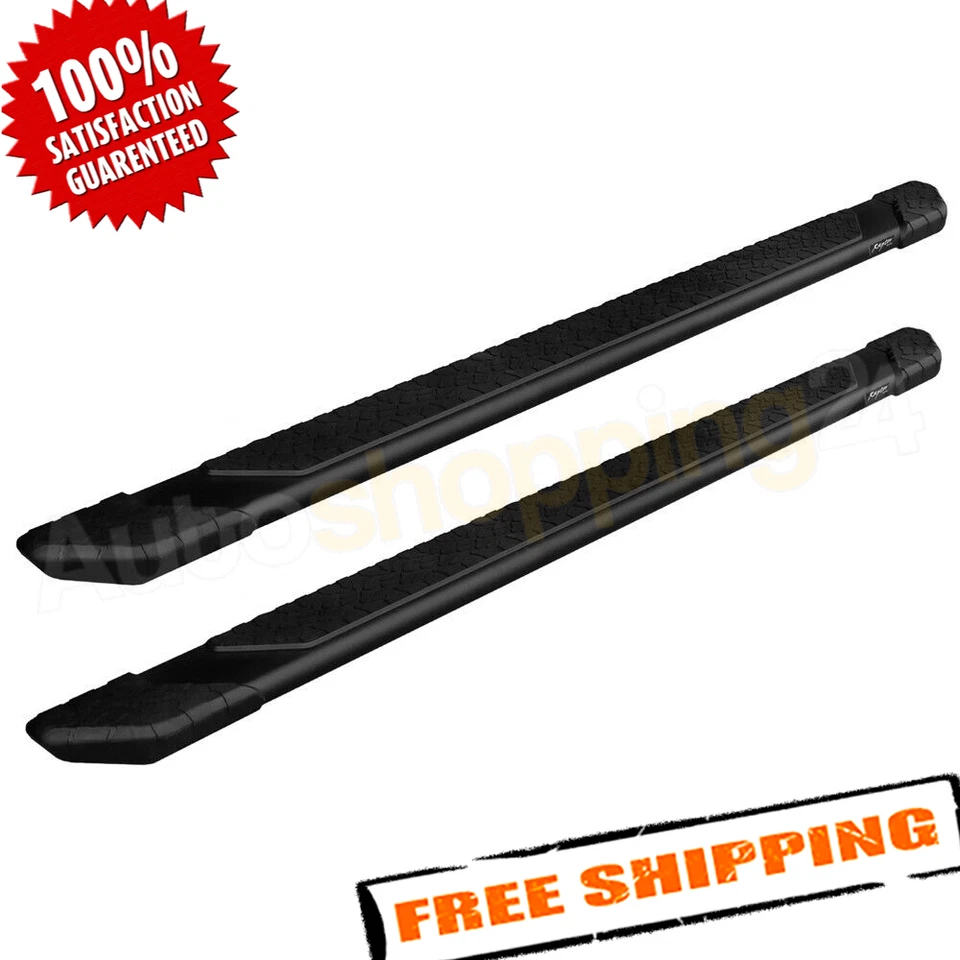 Raptor Series 1907-0467BT Black Track Running Boards for 2004-2023 Nissan Titan Foto 1 de 4