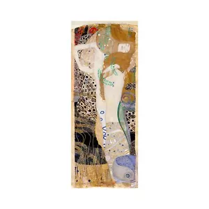 Gustav Klimt, Water Serpents I, 1904, 100% Cotton Art Paper, 8" x 20" - Picture 1 of 10