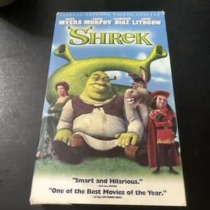 Shrek (VHS, 2001) Special Edition Video Cassette - Oversized Box - Foto 1 di 5