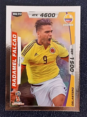 RUSSIA 2018 3R CARD #055 RADAMEL FALCAO FIFA WORLD CUP South America Peru FOIL - Image 1 of 3