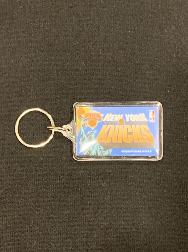 NEW YORK KNICKS 1990s NBA KEY CHAIN MADE IN USA BY WINCRAFT - Image 1 of 1