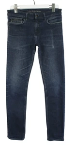 CALVIN KLEIN Slim Straight Tailored Rinse Jeans Men's W32/L34 Faded Blue Stretch - Picture 1 of 10